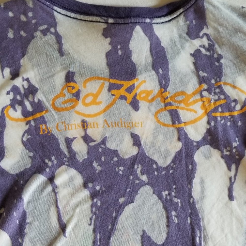 Ed Hardy Christian Audigier. Rare Vintage collectible t-shirt .  With cr… - Picture 7 of 12